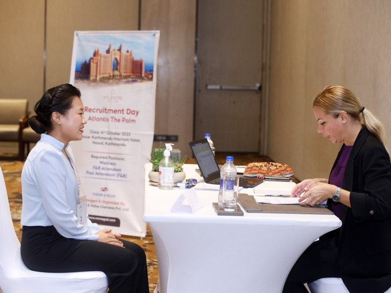 Interview Day: Exploring Opportunities with Atlantis, UAE (October of 2023)